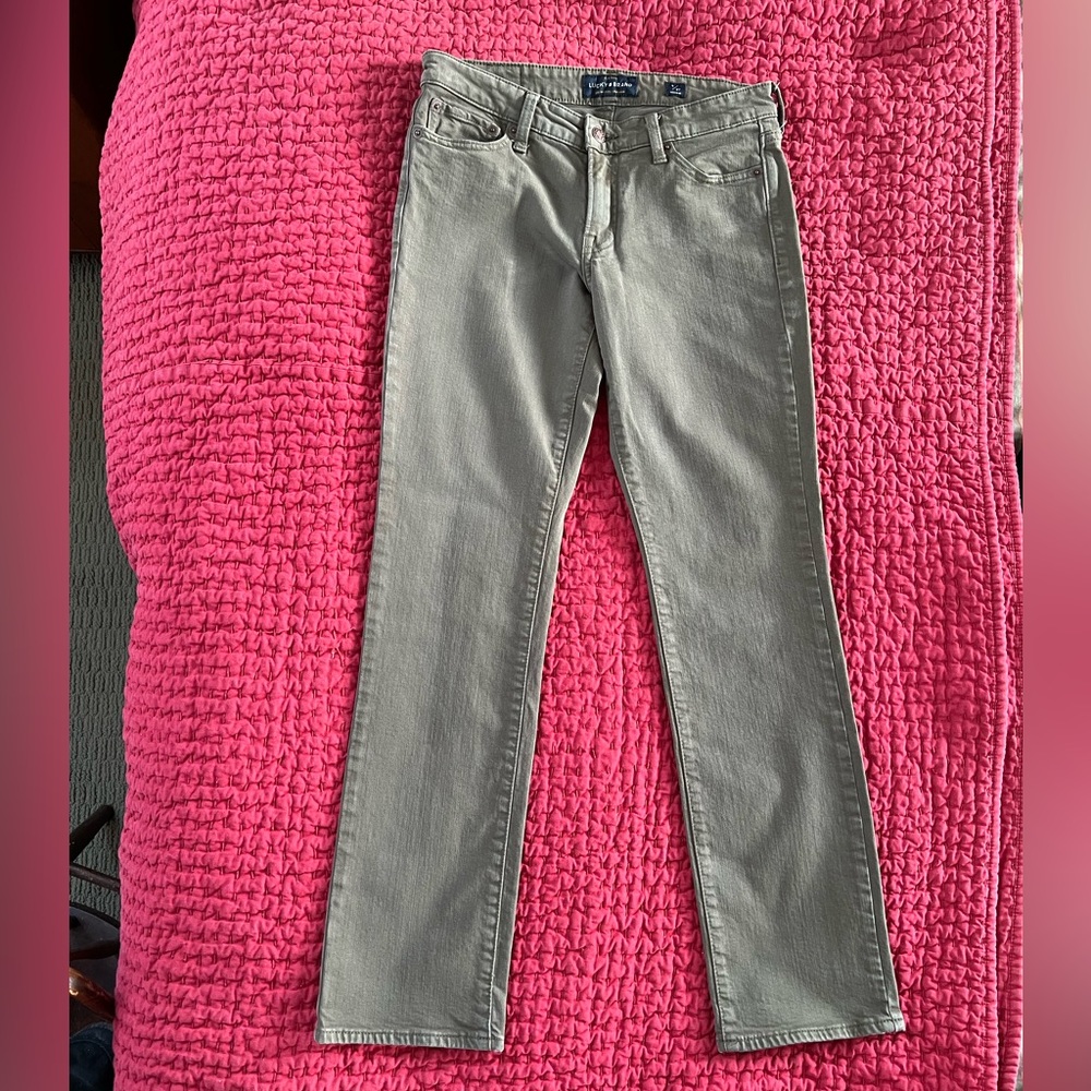 Lucky Sweet Straight Sage Green Women’s Jeans 4/27